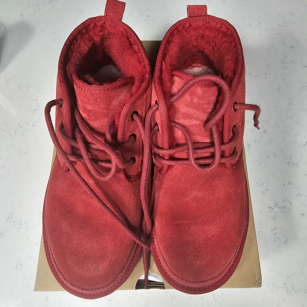 UGG Red Ankle Boots